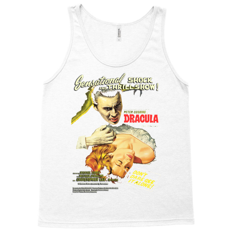 Dracula   Original Hammer Poster Artwork Tank Top by coguaergina9 | Artistshot