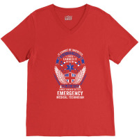 Forever The Title Emergency Medical Technician V-neck Tee | Artistshot