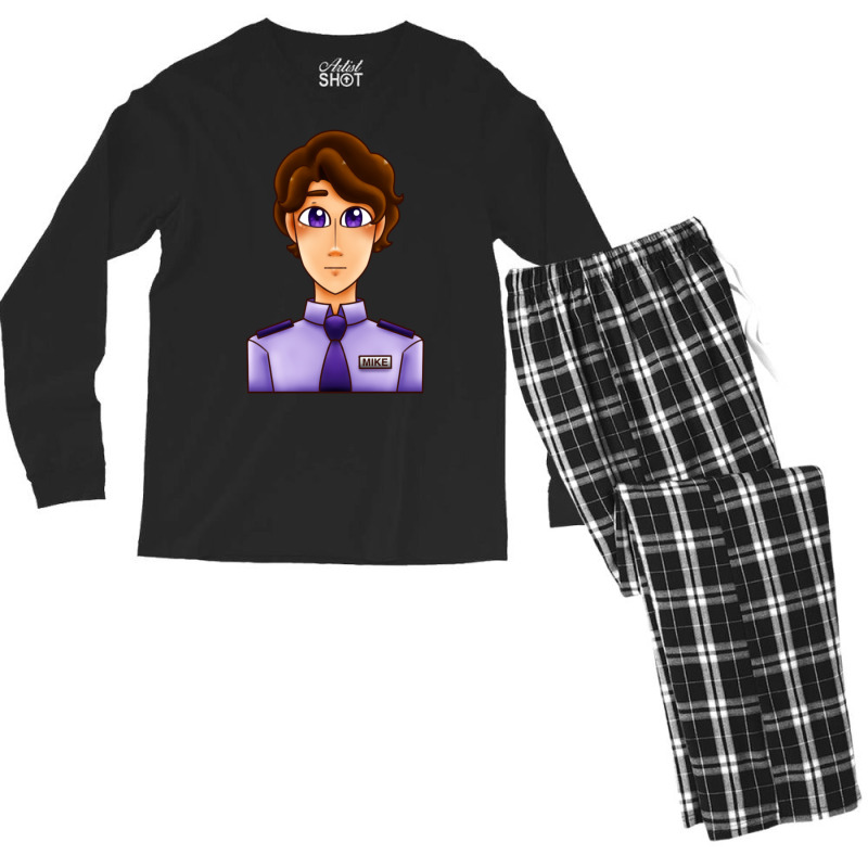 Michael Afton 1 Men's Long Sleeve Pajama Set | Artistshot