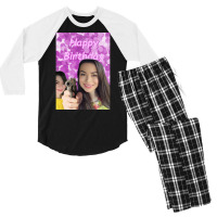 Miranda Cosgrove Wishes Happy Birthday Men's 3/4 Sleeve Pajama Set | Artistshot