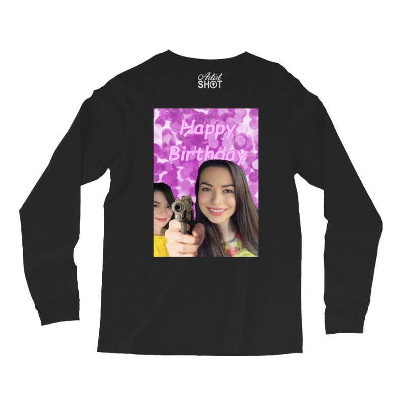 Miranda Cosgrove Wishes Happy Birthday Long Sleeve Shirts | Artistshot