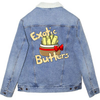 Exotic Butters (five Nights At Freddy's Sl) Unisex Sherpa-lined Denim Jacket | Artistshot