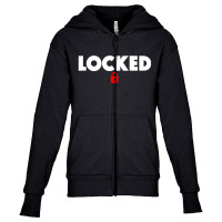 Locked Home Safety Youth Zipper Hoodie | Artistshot