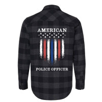 Police Officer Law Enforcement Thin Blue Line Flannel Shirt | Artistshot