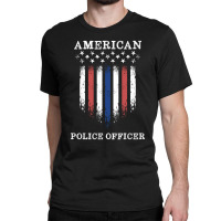 Police Officer Law Enforcement Thin Blue Line Classic T-shirt | Artistshot