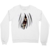 Peeking Foxy (with Curtain Stars) Crewneck Sweatshirt | Artistshot