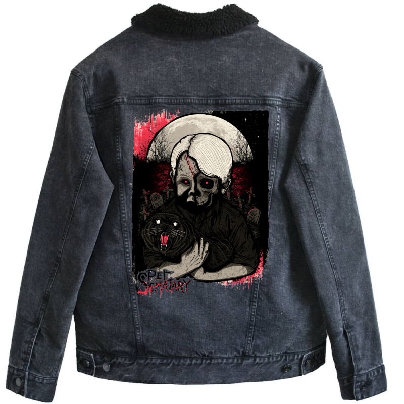 Pet Sematary Unisex Sherpa-Lined Denim Jacket by togbuiventorc | Artistshot