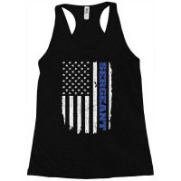 Police Sergeant Thin Blue Line American Flag Usa Racerback Tank | Artistshot