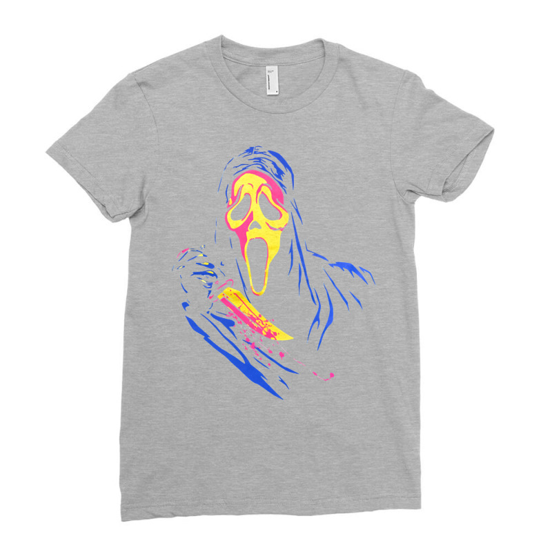 The Scream Full Color Ladies Fitted T-Shirt by tsanaisulcef | Artistshot