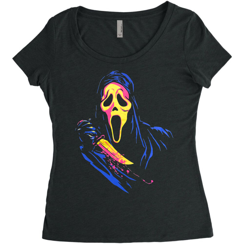 The Scream Full Color Women's Triblend Scoop T-shirt by tsanaisulcef | Artistshot