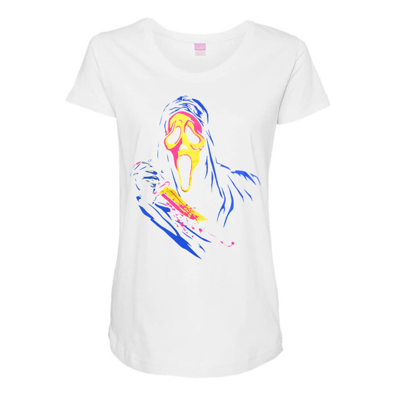 The Scream Full Color Maternity Scoop Neck T-shirt by tsanaisulcef | Artistshot