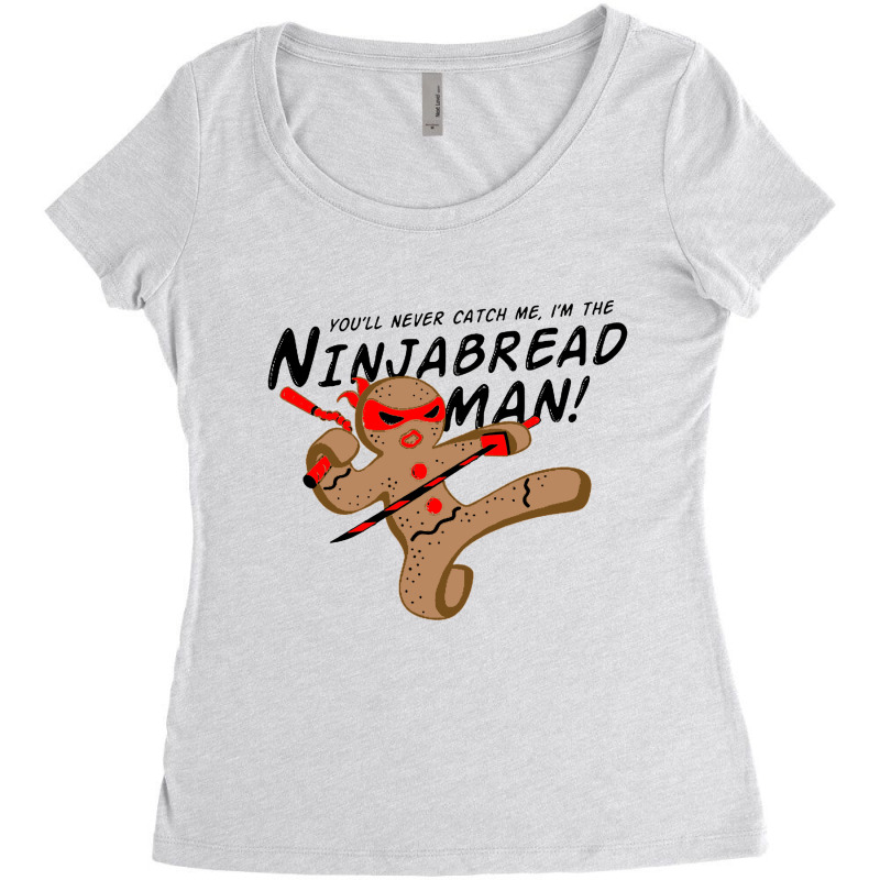 I'm The Ninjabread Man! Women's Triblend Scoop T-shirt by Bakwan Art | Artistshot