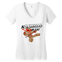 I'm The Ninjabread Man! Women's V-neck T-shirt | Artistshot