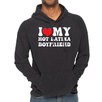 Womens I Love My Hot Latina Boyfriend I Heart My Hot Latina Bf T Shirt Vintage Hoodie | Artistshot