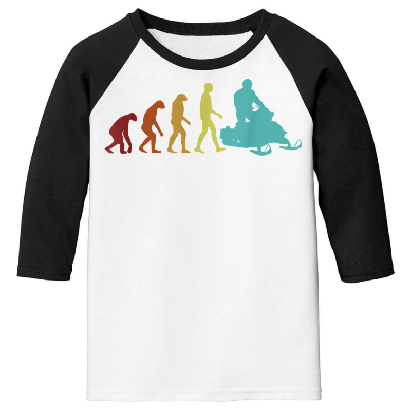 Custom Snowmobile Evolution Sledding Snowbike Snowmobile Riding T Shirt