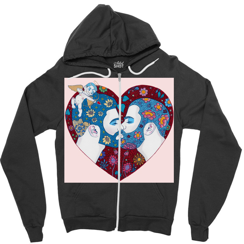 Be My Valentine Zipper Hoodie | Artistshot