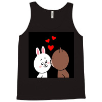 Brown Bear Cony Bunny Rabbit The Kiss Tank Top | Artistshot