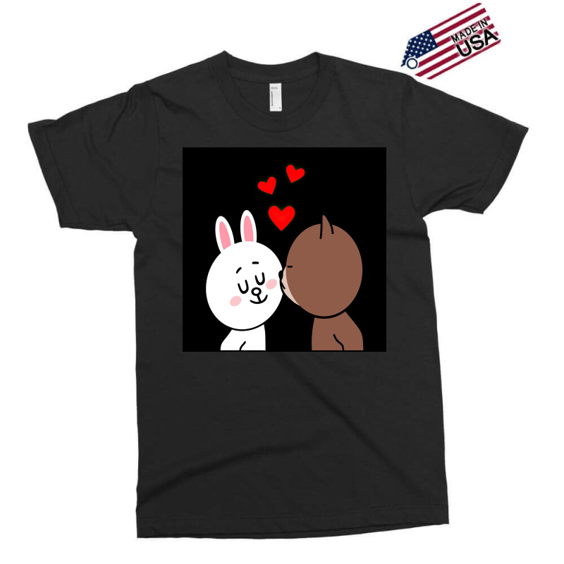 Brown Bear Cony Bunny Rabbit The Kiss Exclusive T-shirt | Artistshot