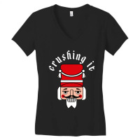 Crushing It Women's V-neck T-shirt | Artistshot