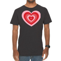 Red And Pink Hearts Vintage T-shirt | Artistshot