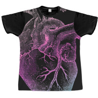 Pinky Heart   Vintage Heart Anatomy Graphic T-shirt | Artistshot