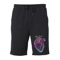 Pinky Heart   Vintage Heart Anatomy Fleece Short | Artistshot