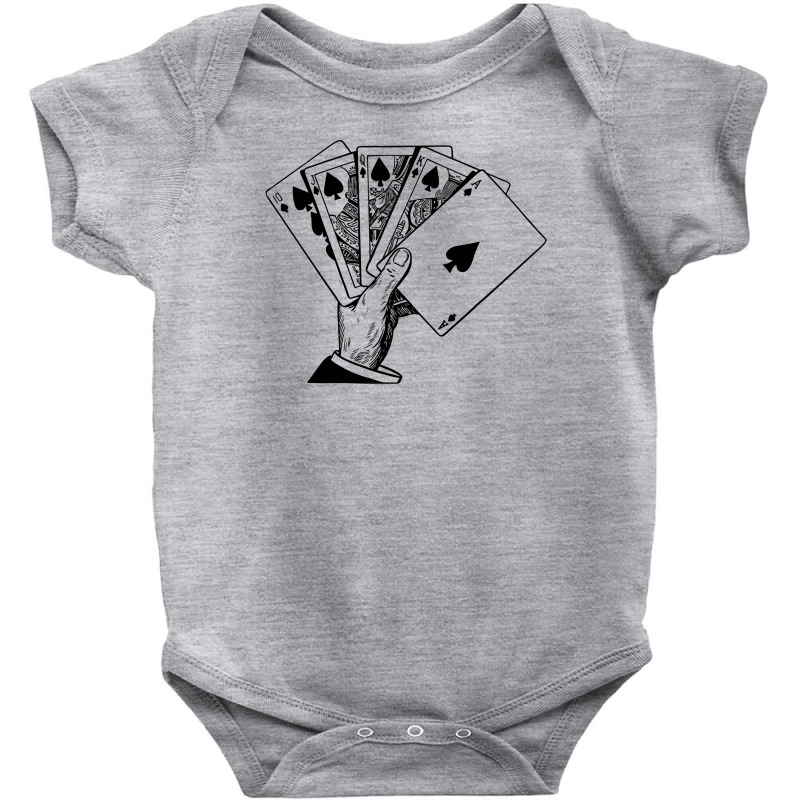 Playing Cards Poker Baby Bodysuit | Artistshot