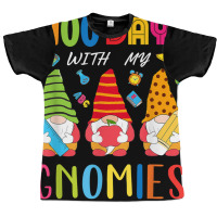 100 Day With My Gnomies T Shirt Happy 100th Day Of School T Shirt Graphic T-shirt | Artistshot