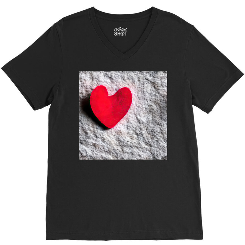 The Lonely Heart V-neck Tee | Artistshot