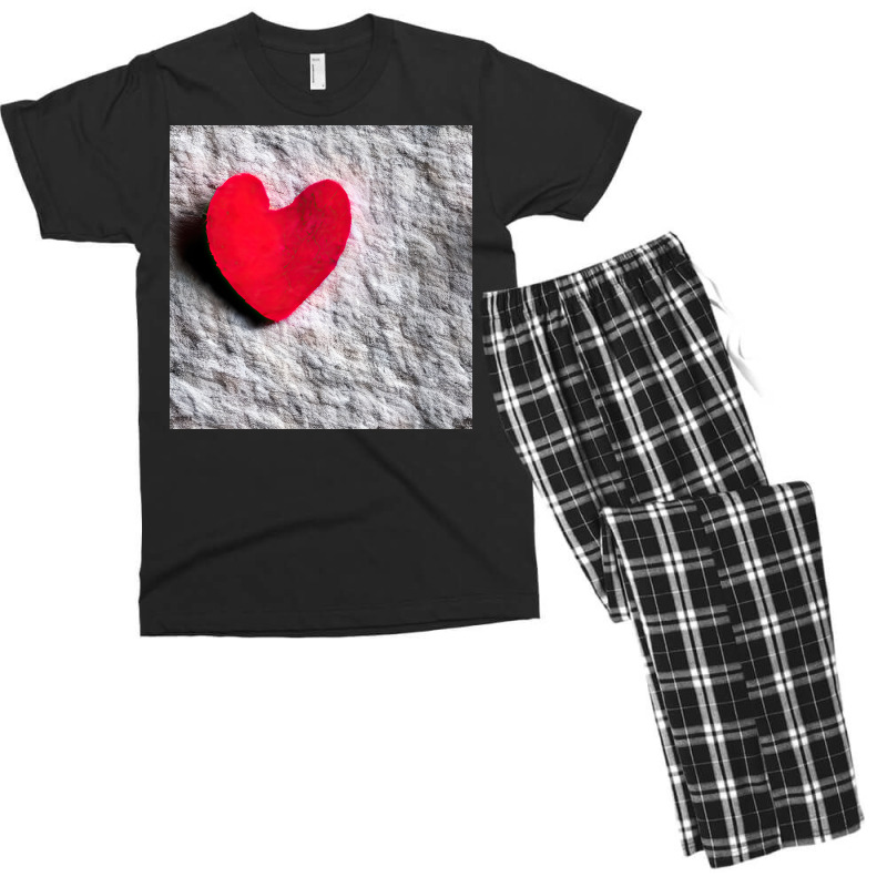 The Lonely Heart Men's T-shirt Pajama Set | Artistshot