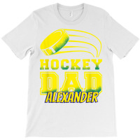 Alexander Hockey Dad With Puck Mens T Shirt T-shirt | Artistshot