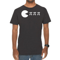 Funny Pi Day Math Science Ate Pi Symbol T Shirt Vintage T-shirt | Artistshot