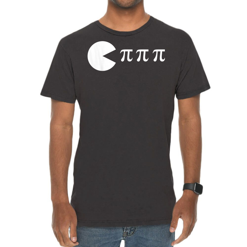 Funny Pi Day Math Science Ate Pi Symbol T Shirt Vintage T-shirt | Artistshot