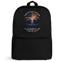 American Grown With Estonian Roots Estonia Flag Usa Flag Backpack | Artistshot