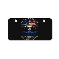 American Grown With Estonian Roots Estonia Flag Usa Flag Bicycle License Plate | Artistshot