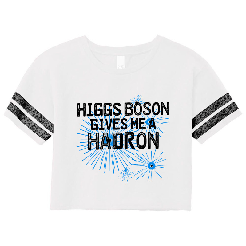 Higgs Boson Gives Me A Hadron Scorecard Crop Tee by Bakwan Art | Artistshot