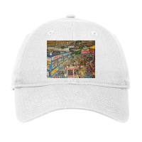 Coney Island Summer Blast Poster Adjustable Cap | Artistshot