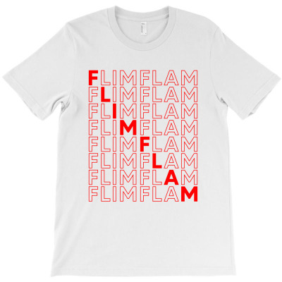 Flim Flam Repeat T-shirt Designed By Mehtap