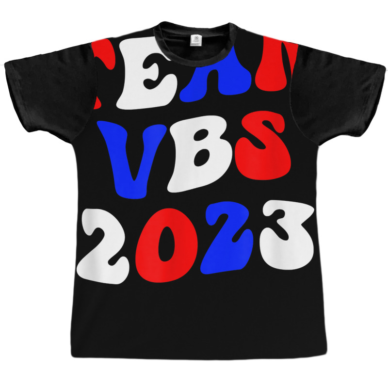 I Love Vbs 2023 Vacation Bible School Team Patriotic T Shirt Graphic T-shirt | Artistshot