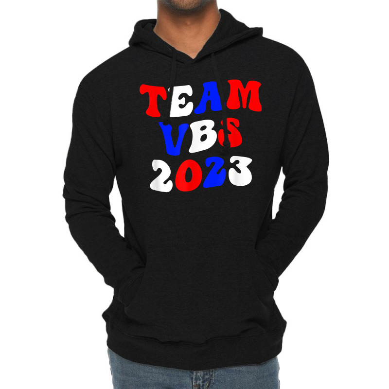 I Love Vbs 2023 Vacation Bible School Team Patriotic T Shirt Lightweight Hoodie | Artistshot