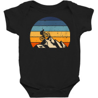 Vintage Cycling Retro Cyclist Mountain Biking Bicycle Sport T Shirt Baby Bodysuit | Artistshot