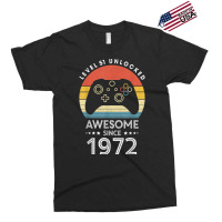 Level 51 Unlocked Awesome Since 1972 Videogame 51st Birthday T Shirt Exclusive T-shirt | Artistshot