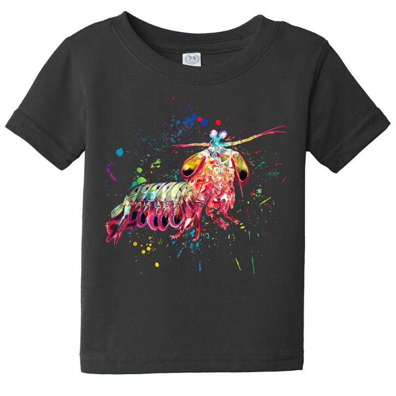 Mantis Shrimp Shirt Watercolor Fish Salt Water Aquarium T Shirt Baby Tee | Artistshot