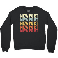 Newport Maine Newport Me Retro Vintage Text T Shirt Crewneck Sweatshirt | Artistshot