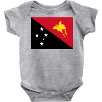 Flag Of Papua New Guinea Baby Bodysuit | Artistshot