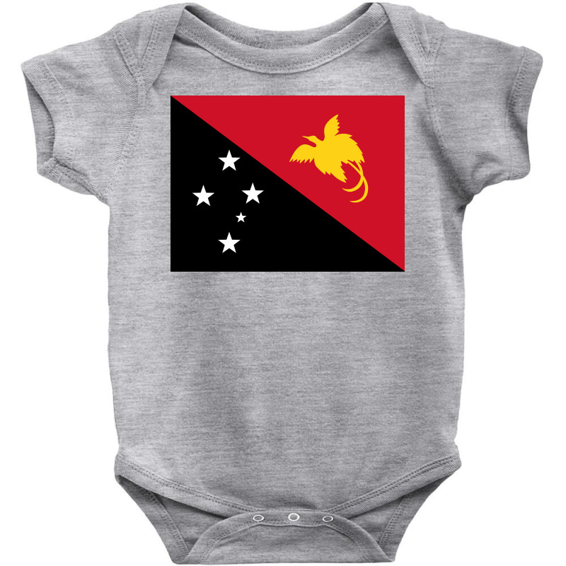 Flag Of Papua New Guinea Baby Bodysuit | Artistshot