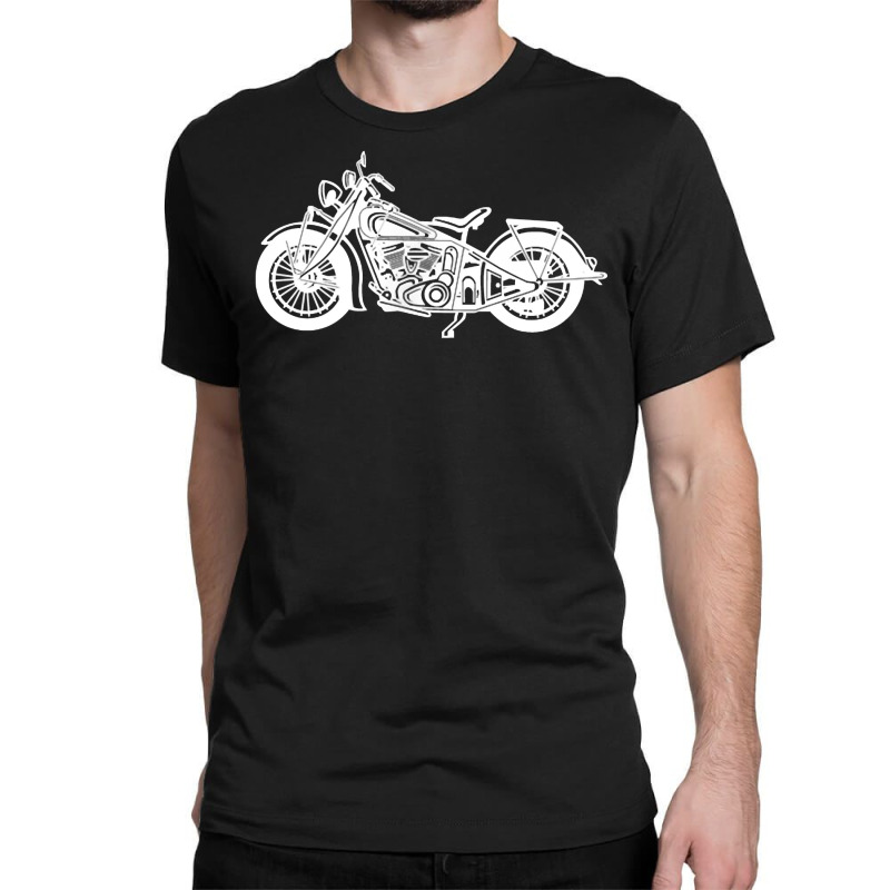 Retro American Vintage Style Motorcycle Design T Shirt Classic T-shirt | Artistshot