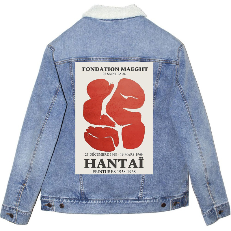 Hantai Unisex Sherpa-Lined Denim Jacket by anniesawayn | Artistshot