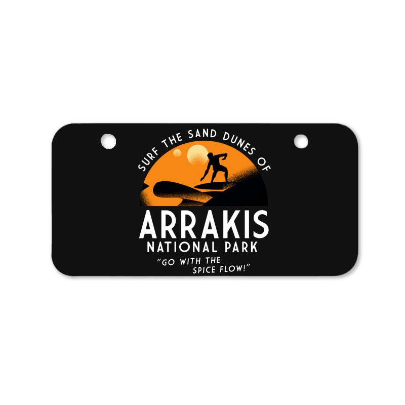 Arrakis National Park Bicycle License Plate | Artistshot