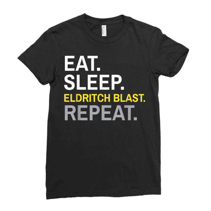 Warlock Class Eldritch Blast T Shirt Ladies Fitted T-Shirt by angellacz6cstu | Artistshot